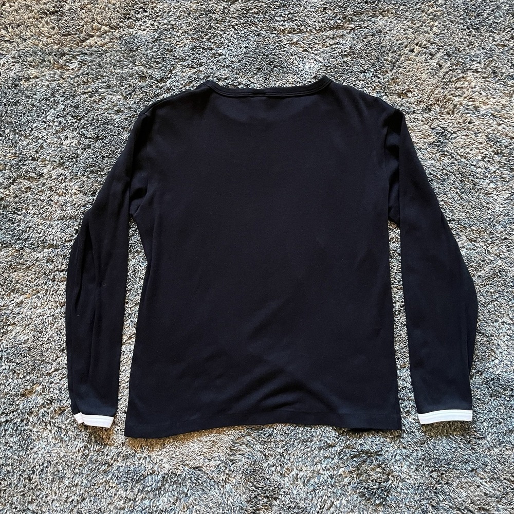 VINTAGE 1980 ATHLETIC SUPPORTER MODEL T LONG SLEEVE TUXEDO PRINT SIZE L - Picture 8 of 8